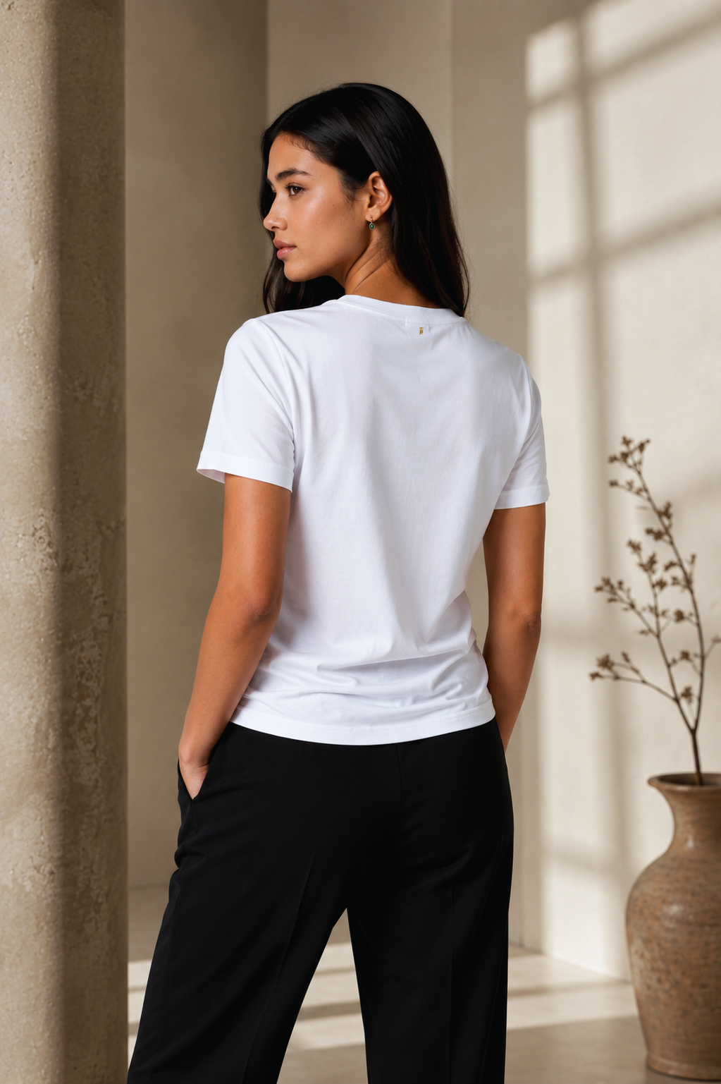 Polo Essential Signature - Blanco