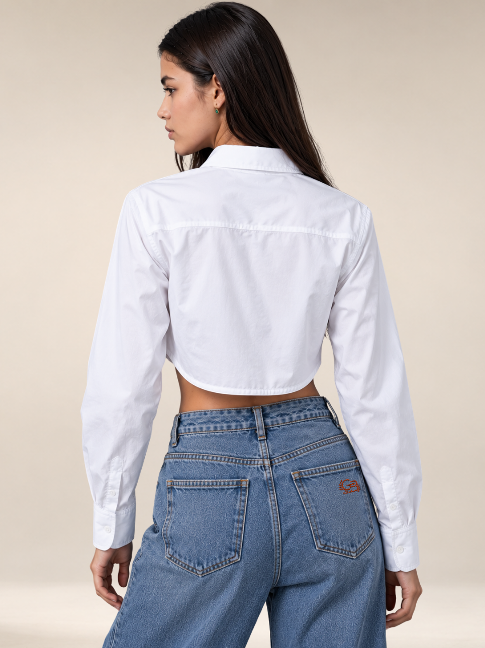 CAMISA MUJER RIBBED - Blanco