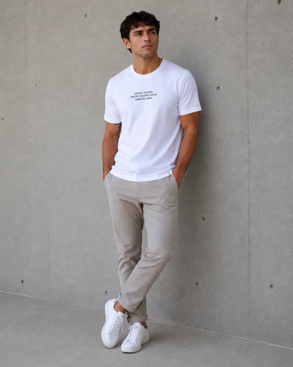 Polo hombre Thymos - Blanco