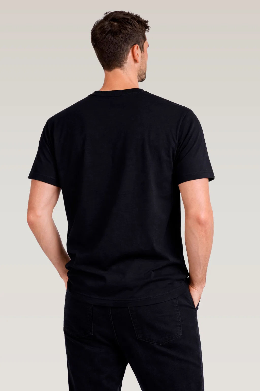Polo hombre Pargan - Negro