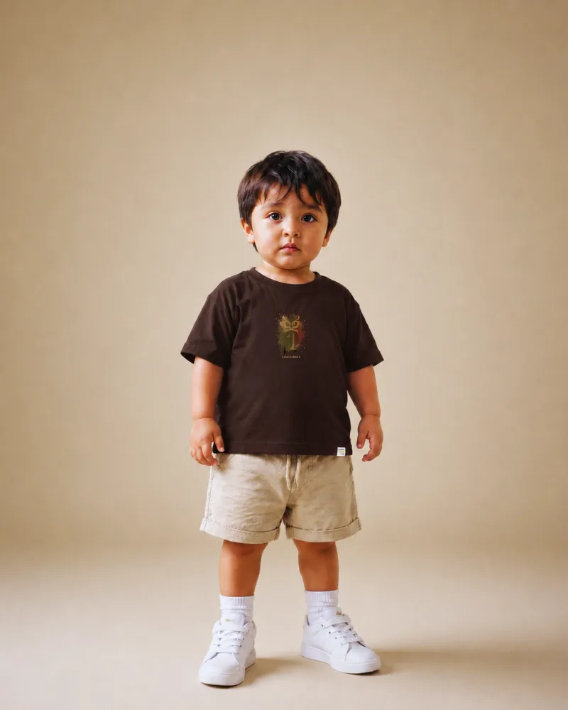 POLO NIÑO LOPI GLAÓ - Marron