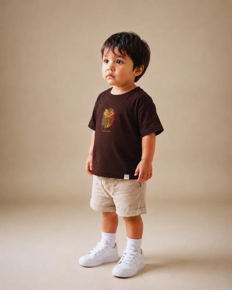 POLO NIÑO LOPI GLAÓ - Marron